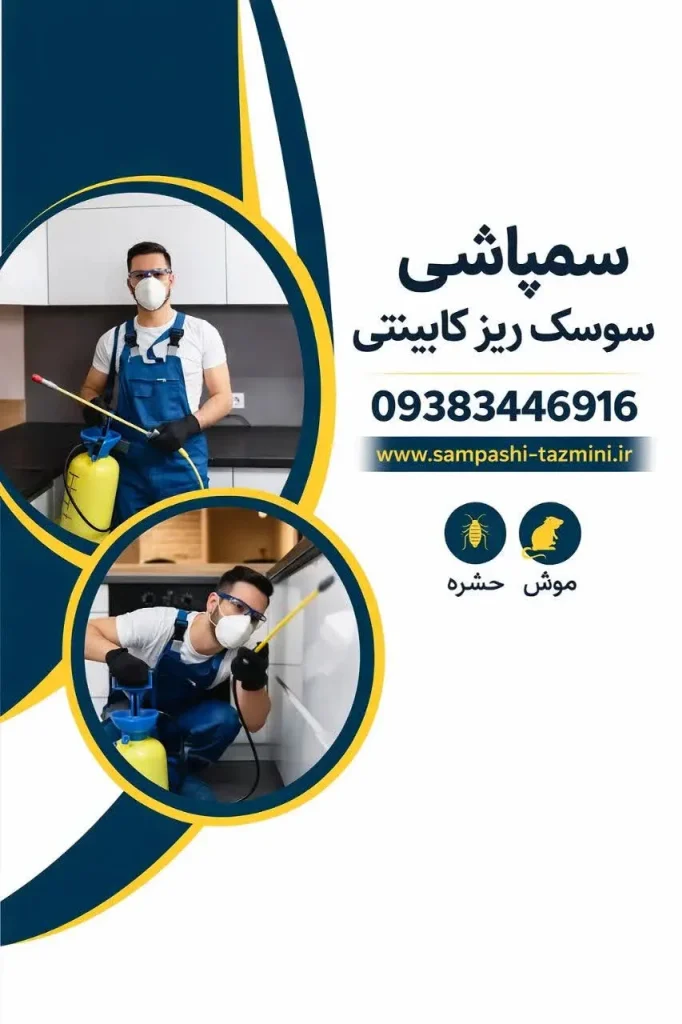 سمپاشی سوسک ریز کابینتی
